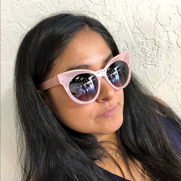 Pink Clear Sunglasses - Picture 2 of 3